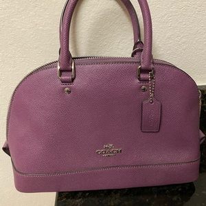 Purple Coach Handbag